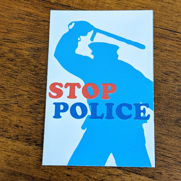 Stop Police Sticker - Pinful Truth